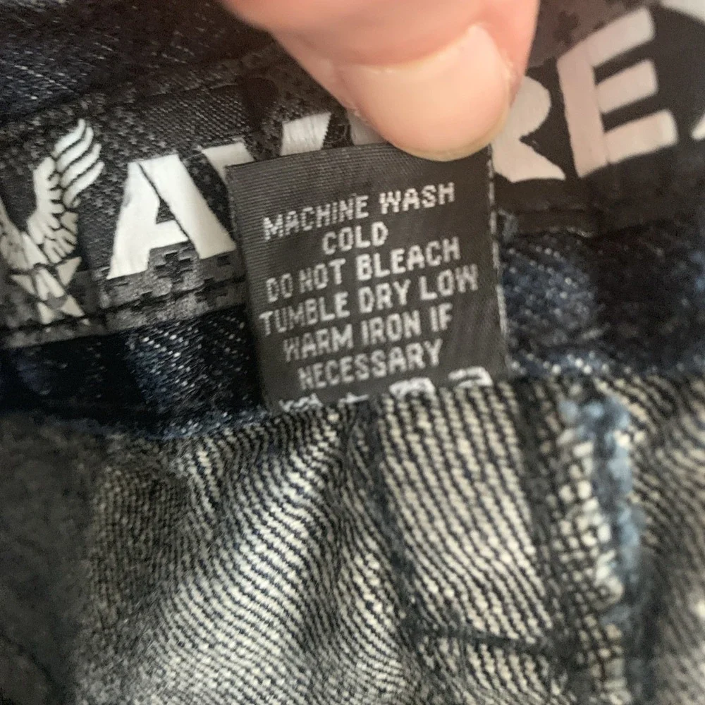 Avirex Jeans Blue‎ Relaxed Baggy Denim Dark Wash Mens 36x34*(34x31) Y2K Skater